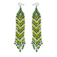 Long Fringe Earrings in Super Lightweight Design