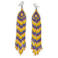 Long Fringe Earrings in Super Lightweight Design