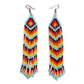 Long Fringe Earrings in Super Lightweight Design