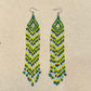 Long Fringe Earrings in Super Lightweight Design