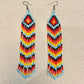 Long Fringe Earrings in Super Lightweight Design