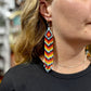 Long Fringe Earrings in Super Lightweight Design